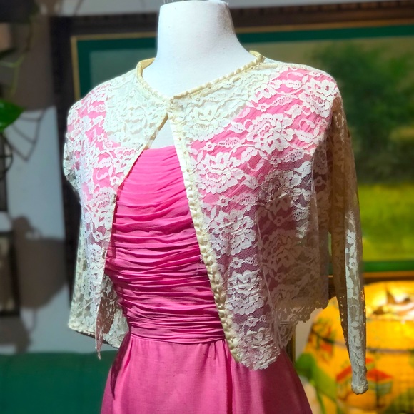 Vintage Jackets & Blazers - Vintage Lace Shrug